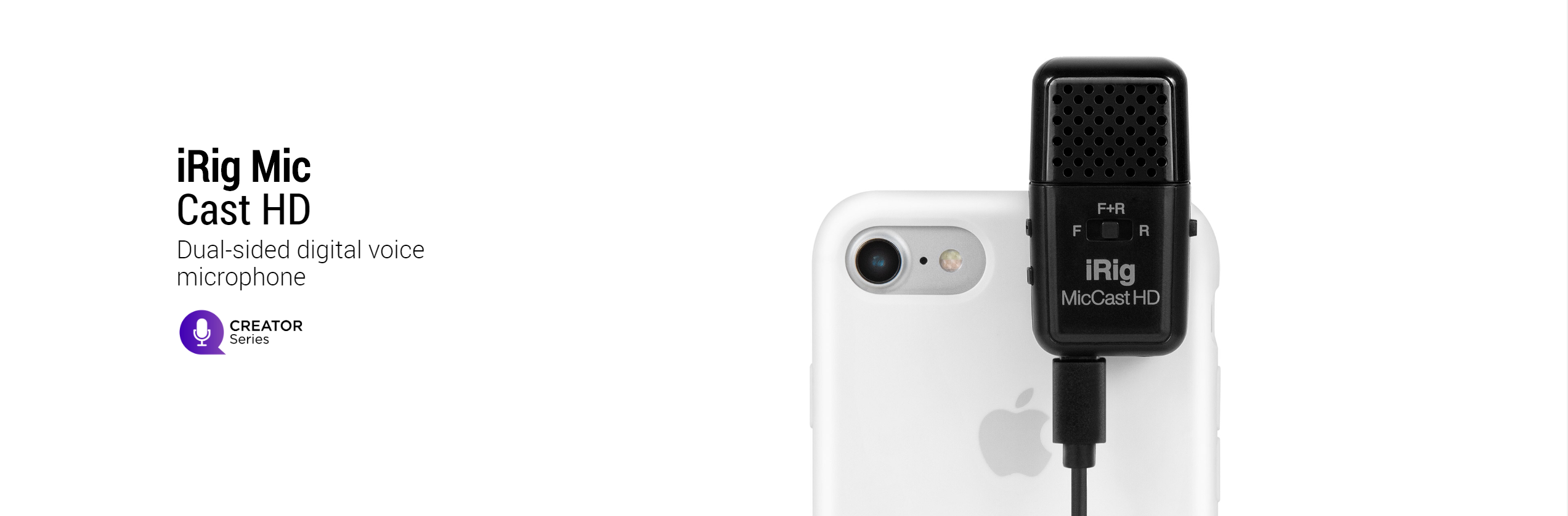 IK Multimedia iRig Mic Cast HD | Çift Taraflı Dijital Ses Kayıt